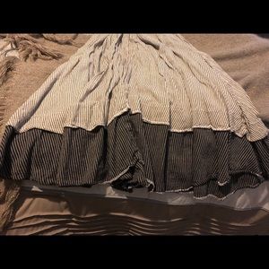 Strapless vintage dress